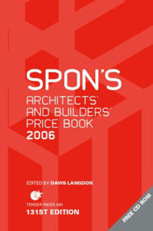 Cover of Spon's Architects' and Builders' Price Book 2006