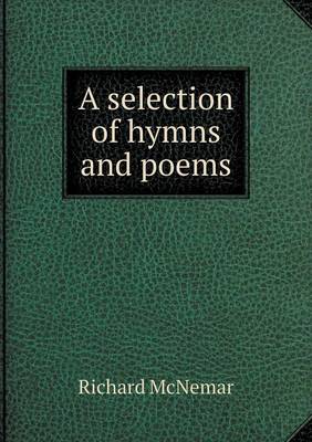 Book cover for A selection of hymns and poems