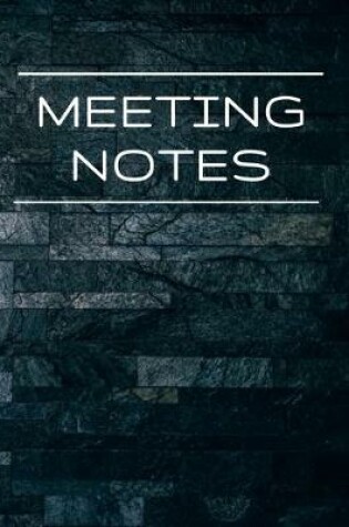 Cover of Meeting Notes