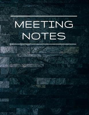 Book cover for Meeting Notes