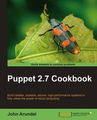 Book cover for Puppet 2.7 Cookbook