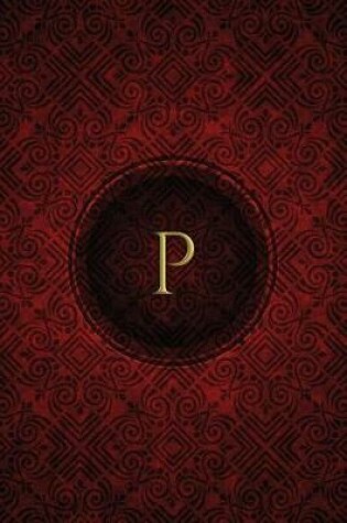 Cover of Monogram "p" Blank Book