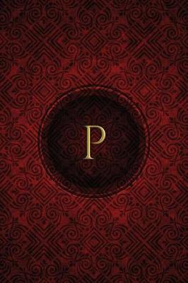 Book cover for Monogram "p" Blank Book