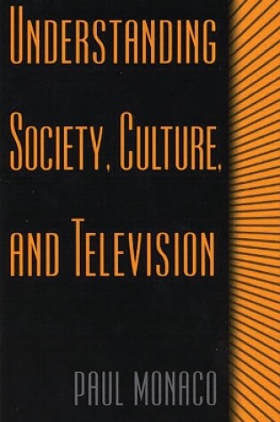 Cover of Understanding Society, Culture, and Television