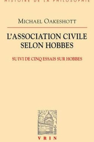 Cover of L'Association Civile Selon Hobbes