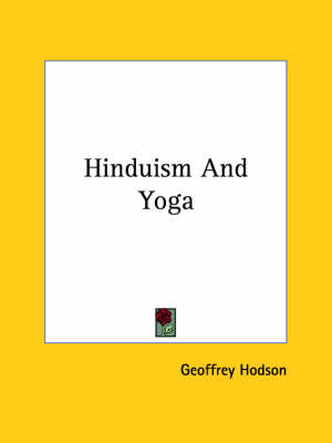 Book cover for Hinduism and Yoga