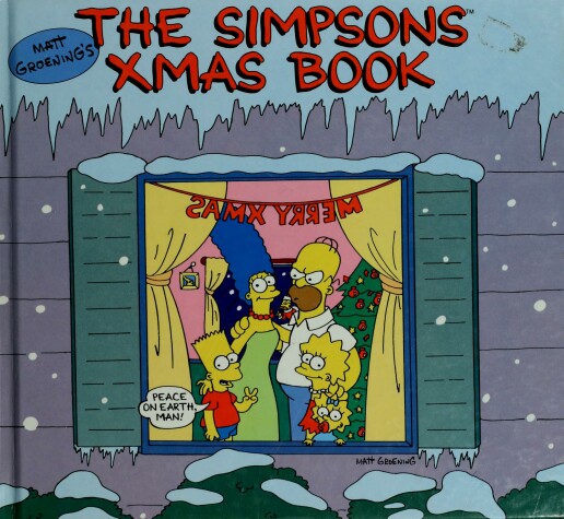 Book cover for The Simpsons Xmas Book
