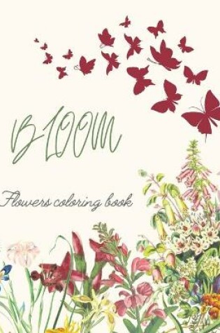 Cover of Bloom Flowers Coloring Book