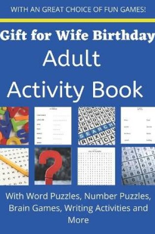 Cover of Gift for Wife Birthday Puzzle Adult Activity Book