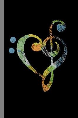 Book cover for Rainbow Heart Bass Clef