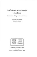 Cover of Individuals, Relationships and Culture