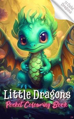 Book cover for Little Dragons Colouring Book