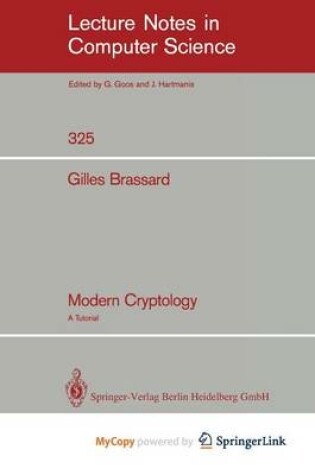 Cover of Modern Cryptology