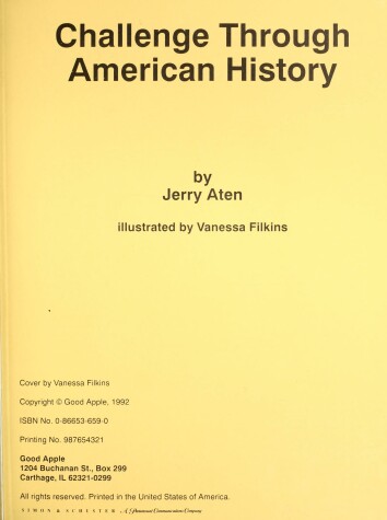 Book cover for Challenge Through American History