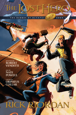 Cover of Heroes of Olympus, Book One: Lost Hero: The Graphic Novel, The-Heroes of Olympus, Book One