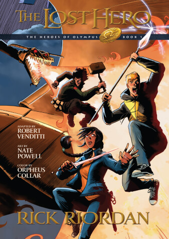 Book cover for Heroes of Olympus, Book One: Lost Hero: The Graphic Novel, The-Heroes of Olympus, Book One