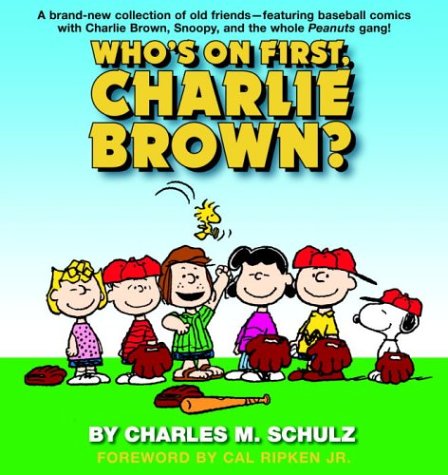 Book cover for Who's on First, Charlie Brown?