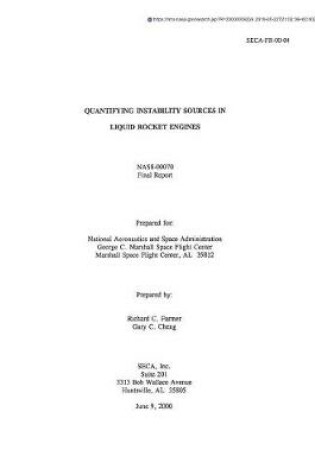 Cover of Quantifying Instability Sources in Liquid Rocket Engines