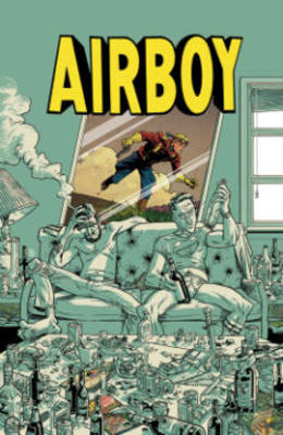 Book cover for Airboy Deluxe Edition
