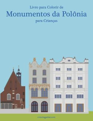 Book cover for Livro para Colorir de Monumentos da Polonia para Criancas