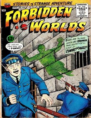 Book cover for Forbidden Worlds Number 101 Horror Comic Book