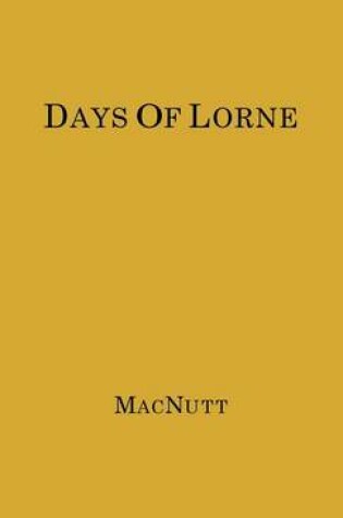 Cover of Days of Lorne