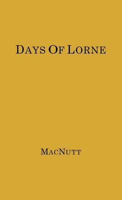 Book cover for Days of Lorne