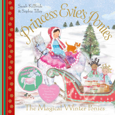 Book cover for Princess Evie's Ponies: The Magical Winter Ponies