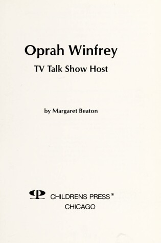 Cover of Oprah Winfrey, TV Talk Show Host