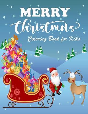Book cover for Merry Christmas Coloring Book for Kids