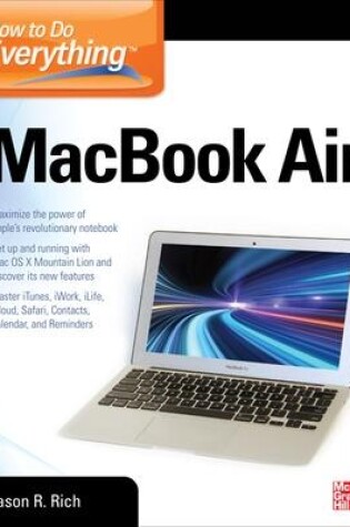 Cover of How to Do Everything MacBook Air