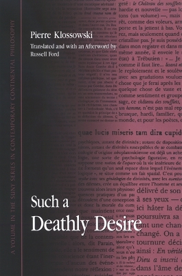 Book cover for Such a Deathly Desire