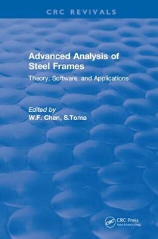 Cover of Advanced Analysis of Steel Frames