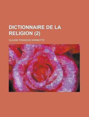 Book cover for Dictionnaire de La Religion (2)