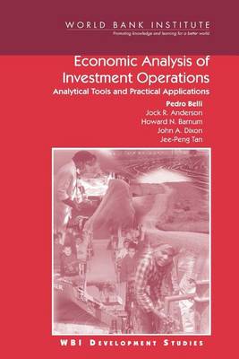 Book cover for Economic Analysis of Investment Operations: Analytical Tools and Practical Applications