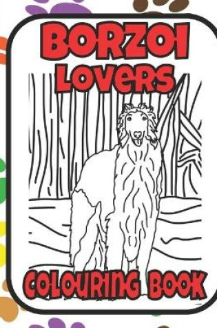 Cover of Borzoi Lovers Colouring Book