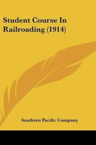 Cover of Student Course in Railroading (1914)