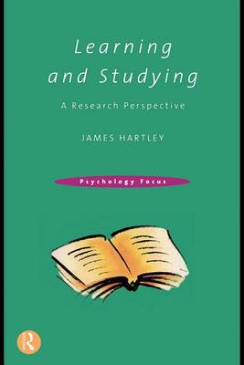 Book cover for Learning and Studying: A Research Perspective