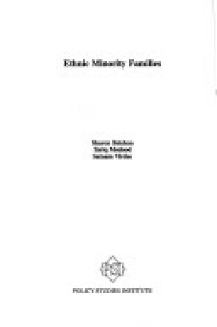 Cover of Ethnic Minority Families