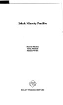 Cover of Ethnic Minority Families