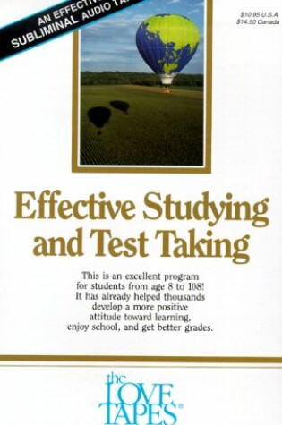 Cover of Effective Studying and Test Taking