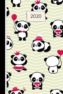 Book cover for 2020 Panda Journal Diary