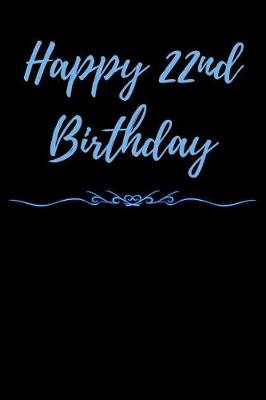 Book cover for Happy 22nd Birthday