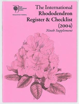 Book cover for The International Rhododendron Register & Checklist (2004)