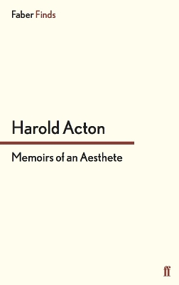 Book cover for Memoirs of an Aesthete