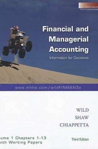 Cover of Financial and Managerial Accounting, Volume 1