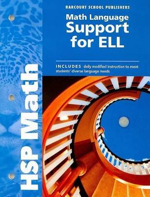 Book cover for HSP Math: Math Language Support for ELL