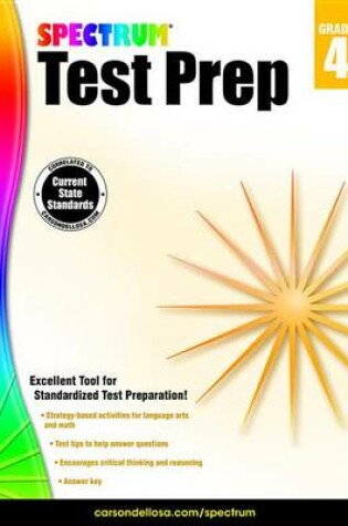 Cover of Spectrum Test Prep, Grade 4