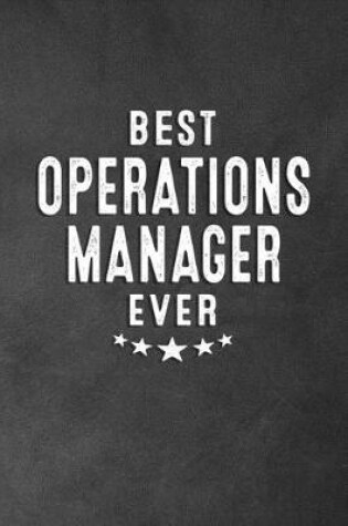 Cover of Best Operations Manager Ever
