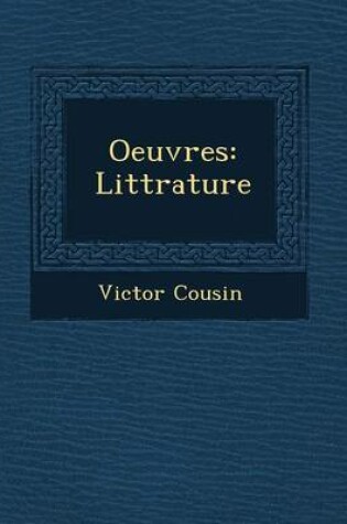 Cover of Oeuvres